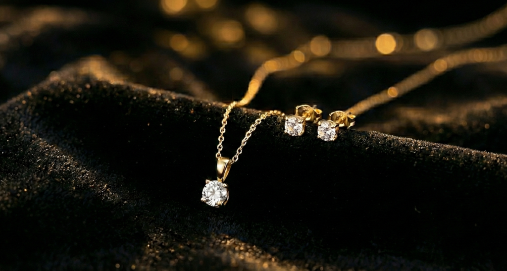 Set cadou minimal gold